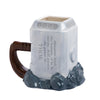 600ML Marvel 3D thor coffee mugs hammer thor mjolnir ceramic sculpted cups and mugs large capacity