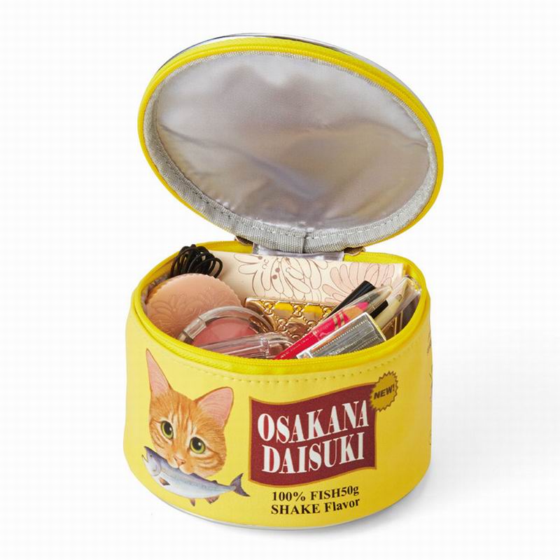 “Cat Food Tin” Shaped Makeup Box