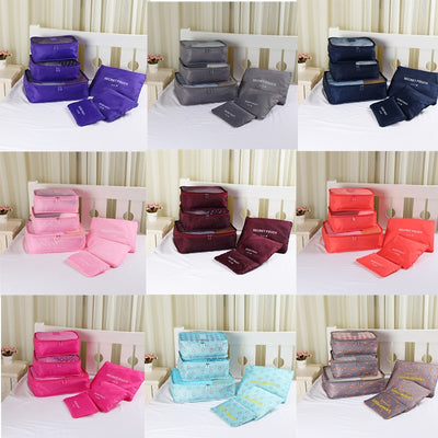 Do Not Miss New 6PCS Set High Quality Oxford Cloth Travel Mesh Bag In Bag Luggage 1