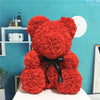 DropShipping 25cm Luxury Red Teddy Bear Rose Flower Artificial Christmas Gifts for Women Valentine s Day 4