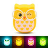 Mini Owl Led Night light Auto Sensor Light Control Lamp EU US Plug Child Kids Baby