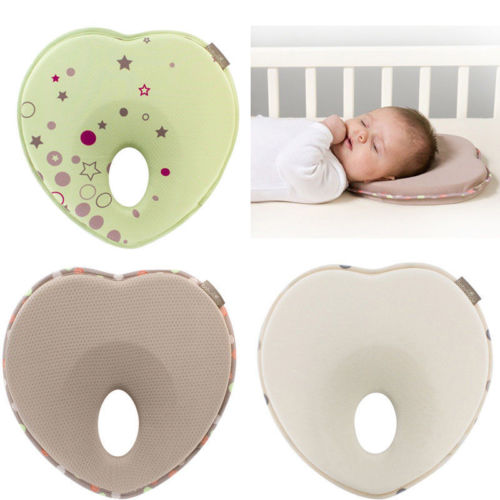 Newborn Infant Anti Roll Pillow Flat Head Neck Prevent Infant Support Baby Gifts G0318